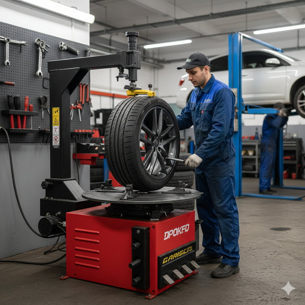 タイヤ交換画像